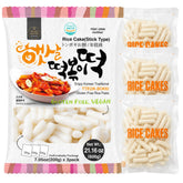 UNHA'S ASIAN SNACK BOX front packaging shows garaetteok sticks and benefits convenience