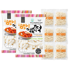 UNHA'S front packaging showing garaetteok two-pack and brand for easy identification