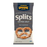 Unique Snacks front packaging showing pack of three and kosher badge, highlights convenience