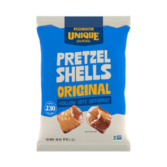 Unique Snacks front packaging showing 2 oz bag and brand for clear product ID
