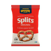Unique Snacks front packaging showing 2 oz bag and brand, highlights convenient portions