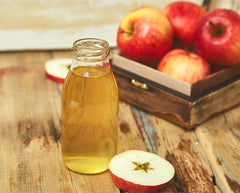 Unpretentious apple powder being folded into muffin batter to add apple flavor without extra moisture