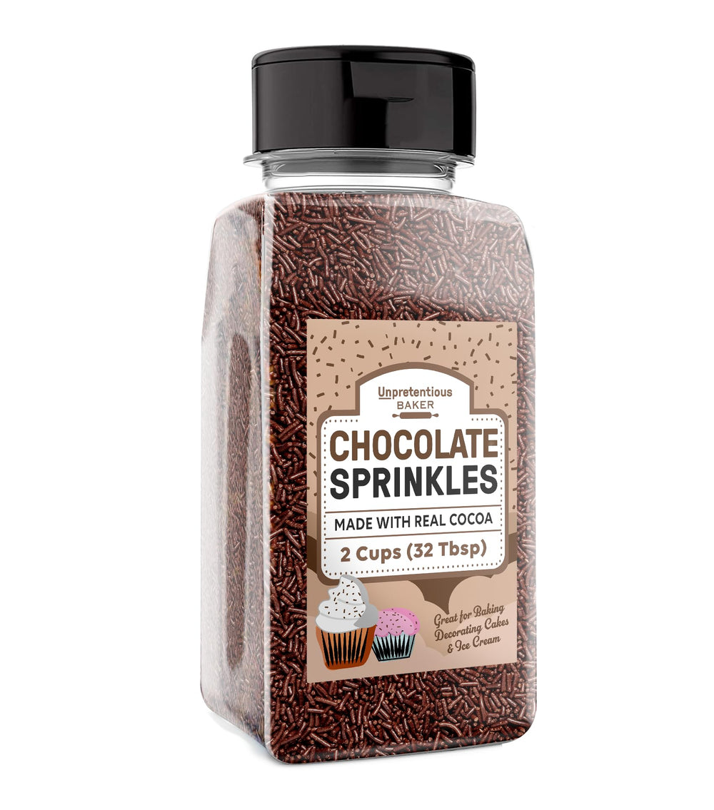 Unpretentious front packaging showing 12 oz bottle and easy shaker lid for neat dispensing