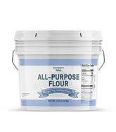 Unpretentious front packaging showing gallon container and clear branding benefit clarity