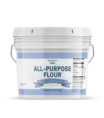 Unpretentious front packaging showing gallon container and clear branding benefit clarity