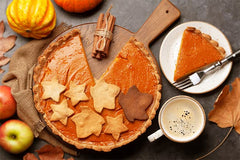 Unpretentious pumpkin powder rehydrated puree in bowl for consistent baking