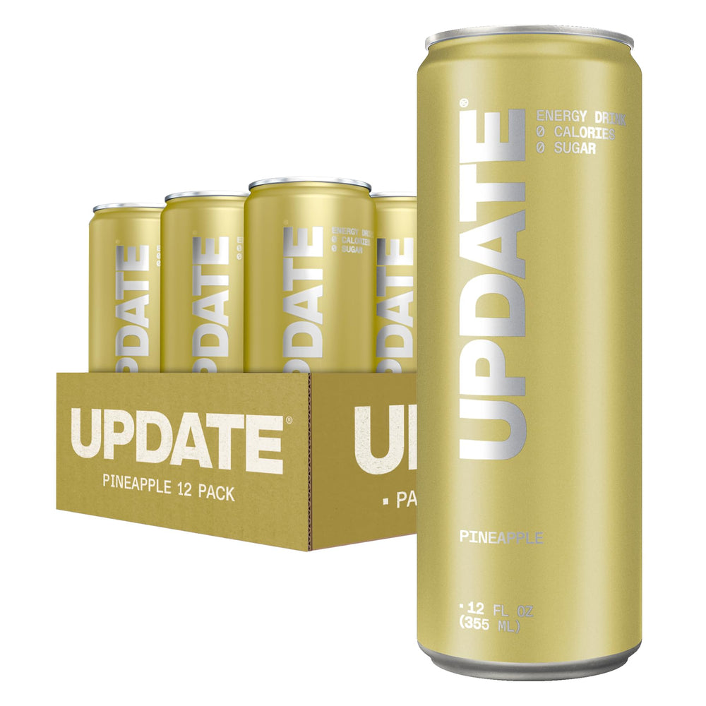 Update pineapple front packaging showing 12 fl oz can and branding benefits