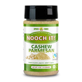 UPrise Foods NOOCH IT front label showing organic cashew parmesan benefits
