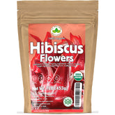 U.S. Wellness Naturals front packaging showing organic hibiscus benefits