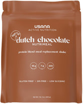 USANA tub front packaging showing product name and serving info, clear convenience