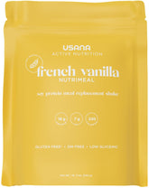 USANA Nutrimeal front packaging showing product and flavor benefits