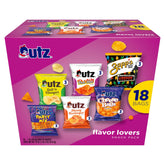Utz front packaging showing full variety pack and clear branding for quick identification