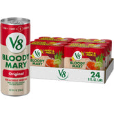 V8 front can showing label and serving suggestion, convenient ready-to-pour