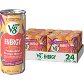 V8 +Energy front can showing tropical flavor and slim design benefit
