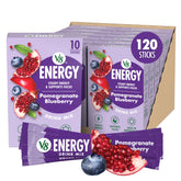 V8 front packaging showing pomegranate blueberry flavor and pack count for quick identification