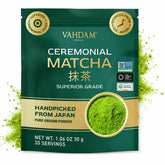VAHDAM front tin showing packaging and freshness benefit