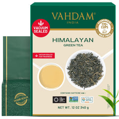 VAHDAM front packaging showing 12oz pouch and brand for clarity