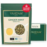VAHDAM front packaging showing resealable pouch and branding freshness