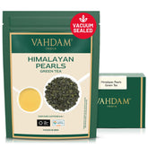 VAHDAM front pack showing resealable pouch and freshness benefit