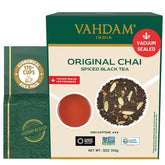 VAHDAM front packaging showing 12oz bag and brand, highlighting freshness