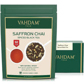 VAHDAM front packaging showing pouch and branding, highlighting freshness benefit