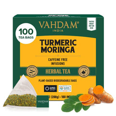 VAHDAM front pouch showing resealable packaging and clear labeling benefit freshness