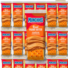 Vallary Munchies front of box showing 24 packs and product benefit of convenience