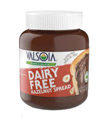 Valsoia jar front view showing label and Italian quality, highlights vegan benefit