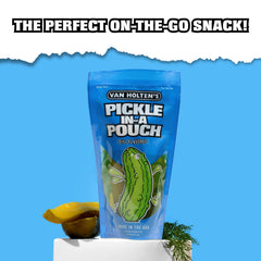 Van Holten's pickle texture close-up showing crisp crunch and authentic dill flavor
