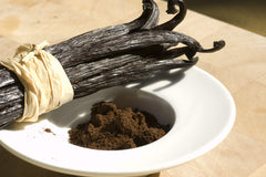 Vanilla Bean Kings powder close-up texture showing true pod-derived specks