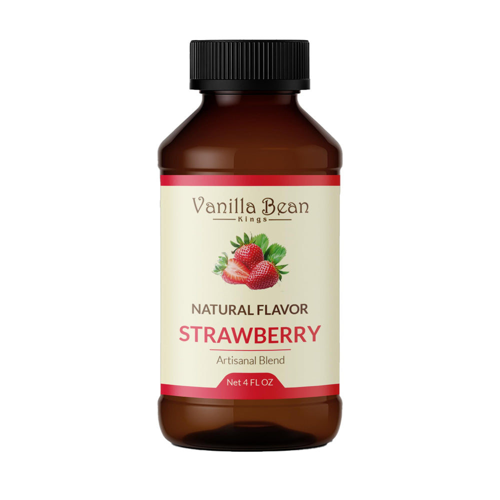 Vanilla Bean Kings bottle front label showing product and benefits