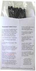 Vanilla Products USA close-up on bean texture and seeds highlighting concentrated aroma