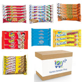 Variety Sampler Shop front of box showing 30-bar assortment and convenience