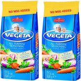 Vegeta front packaging 2pk showing brand and size for pantry-ready seasoning benefits