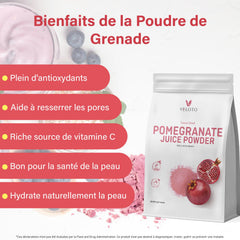 VELOTO powder blended into a smoothie glass illustrating quick mixing benefit