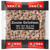 Venco front packaging showing 2.2 lb sharing bag and authentic Dutch branding