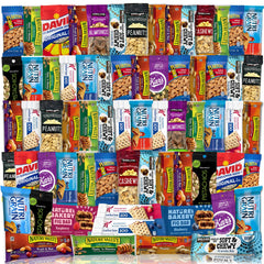 Veratify front box display showing full 72-count assortment and variety benefit