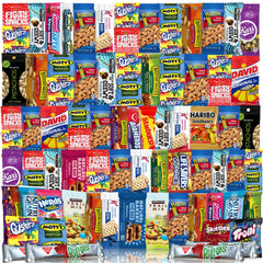 Veratify front packaging showing 84-count snack assortment and convenience