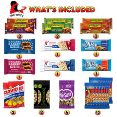 Veratify open box with visible variety demonstrating mix of sweet and savory