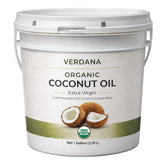 Verdana front packaging gallon showing clear container and brand for pantry convenience