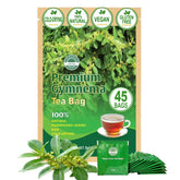 VERDIVIBE front packaging showing 45 tea bags and product benefits