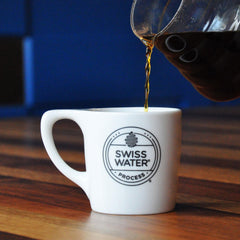 Verena Street coffee being poured for pour-over, illustrating easy brewing