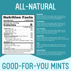 Vermints close-up of mint texture highlighting slow-dissolve consistency