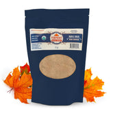 Vermont Maple Syrup front package showing 1 lb bag and clear labeling benefit pure ingredient