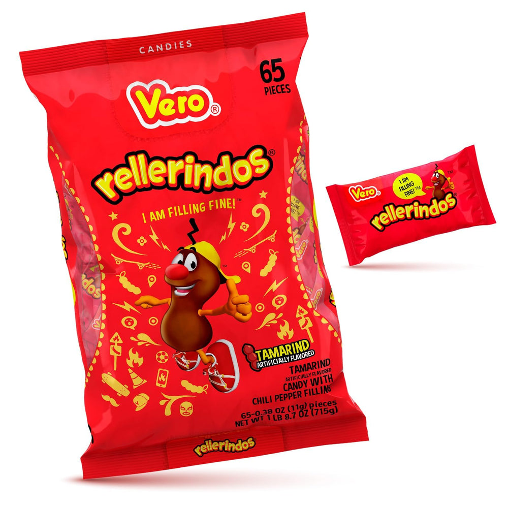 Vero front packaging showing 65-count bag and party-ready convenience
