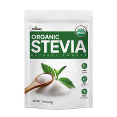 Viccoky front jar showing label and organic badge for clear product identification benefit