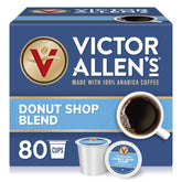 Victor Allen's front packaging showing 80-count box and convenience