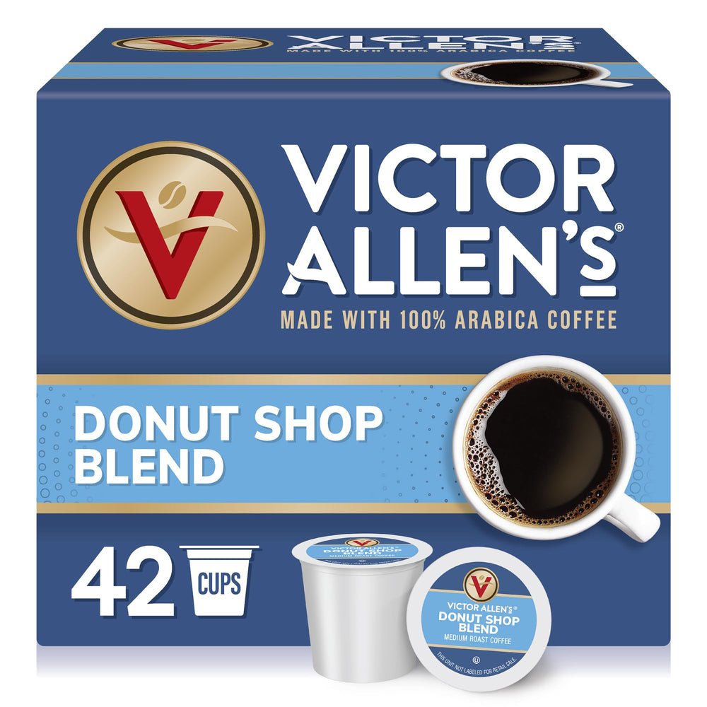 Victor Allen's front packaging showing 42-count box and convenience