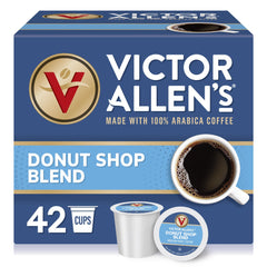 Victor Allen's front packaging showing 42-count box and convenience