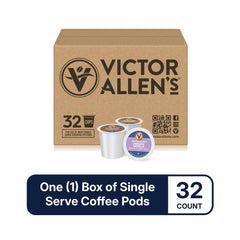 Victor Allen's French Vanilla pod with creamy notes visible for comforting aroma